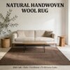 Wabi-Sabi Handwoven Wool Rug