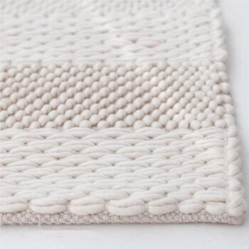 Nordic Ivory Wool Rug