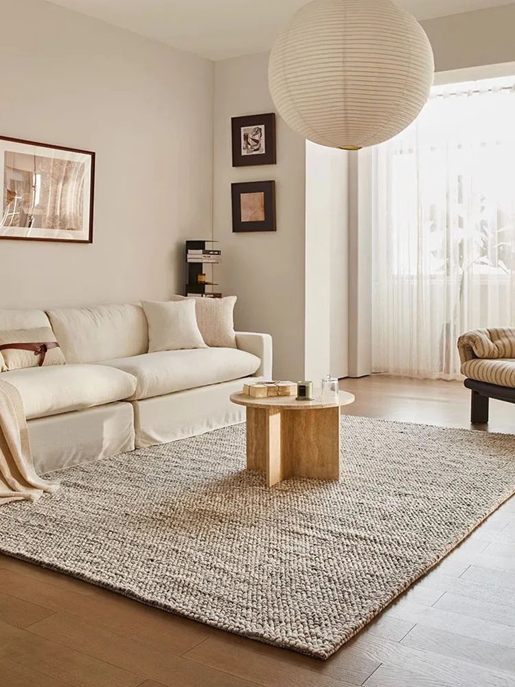 Villa Bouclé Wool Area Rug - Image 4
