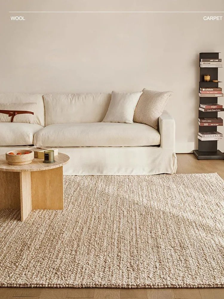 Villa Bouclé Wool Area Rug - Image 3