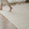 Miss Lapin Ribbed Wool Rug