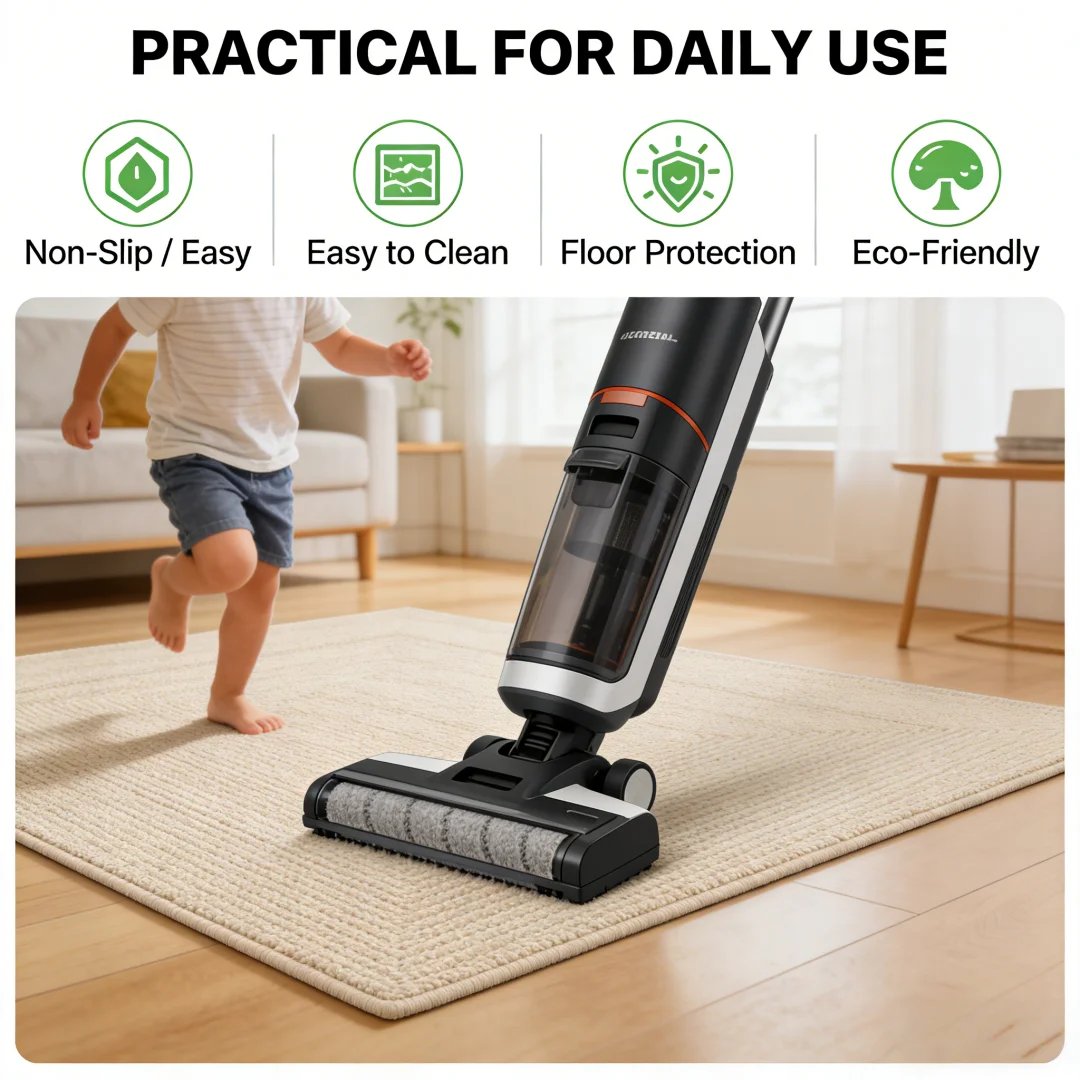 Wabi-Sabi Handwoven Wool Rug - Image 4